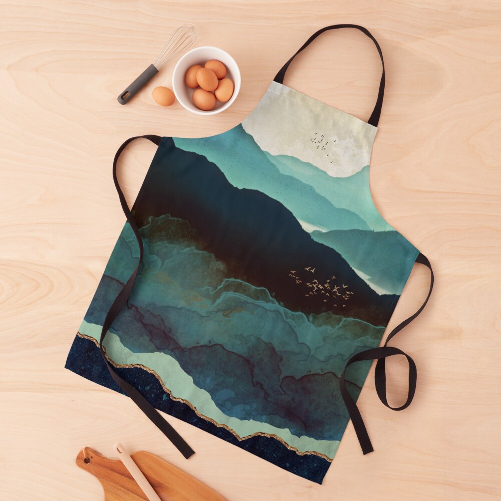 Indigo Mountains Apron