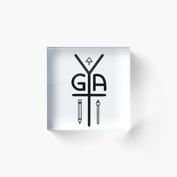 Item preview, Yuuki G's Artsy Things Official Logo 2021 (Black) designed and sold by Yuuki G's Artsy Things.