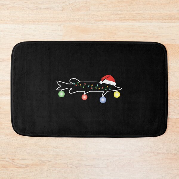 Item preview, Fishing T Shirt Muskie Fishing Christmas Santa Hat Musky Santa Husband Tee Gifts designed and sold by slinkardru.