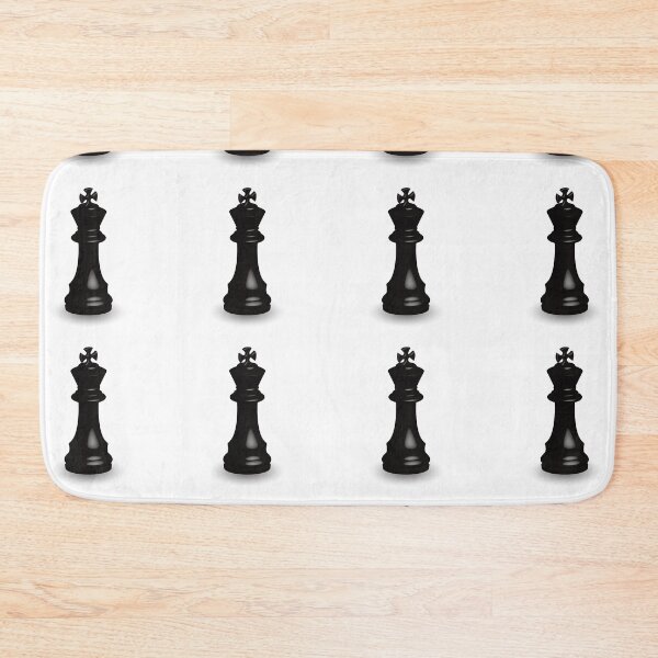 Item preview, Black chess piece king 3d on white background. Board game chess. Chess piece 3d render. designed and sold by Mallva.
