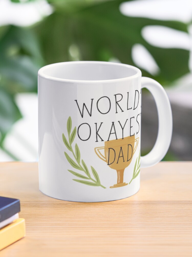 world's okayest dad mug