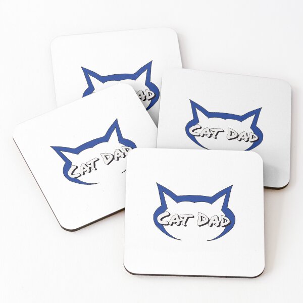 Item preview, Cat dad logo blue 2 designed and sold by Pittstop.