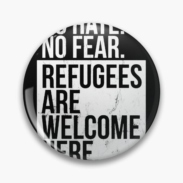 Item preview, Travel Ban, No Hate No Fear, Refugees Are Welcome Here designer designed and sold by MichelaToady06.