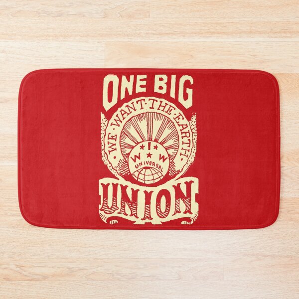 Item preview, One Big Union, We Want The Earth - IWW, Labor Union, Propaganda, Anti Capitalist, Socialist, Anarchist designed and sold by SpaceDogLaika.