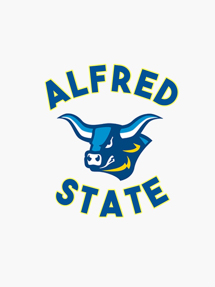 "Alfred State Sticker" Sticker for Sale by bellacallan Redbubble