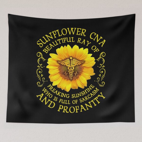Item preview, Sunflower CNA Beautiful Ray Of Freaking Sunshine Who Is designer designed and sold by BonnieLovato02.