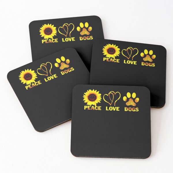 Item preview, Sunflower Peace Love Dog designer designed and sold by BonnieLovato02.