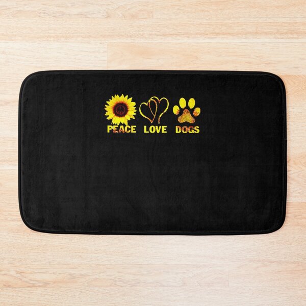 Item preview, Sunflower Peace Love Dog designer designed and sold by BonnieLovato02.