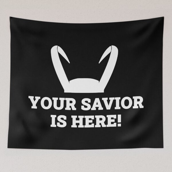 Item preview, Your Savior Is Here (White) designed and sold by FilipeFerreira.
