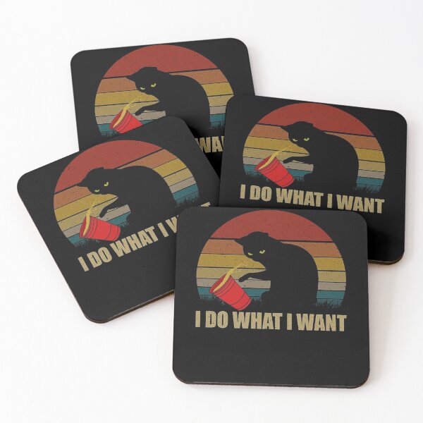 Item preview, Sunset Cat I Do What I Want designer designed and sold by BonnieLovato02.