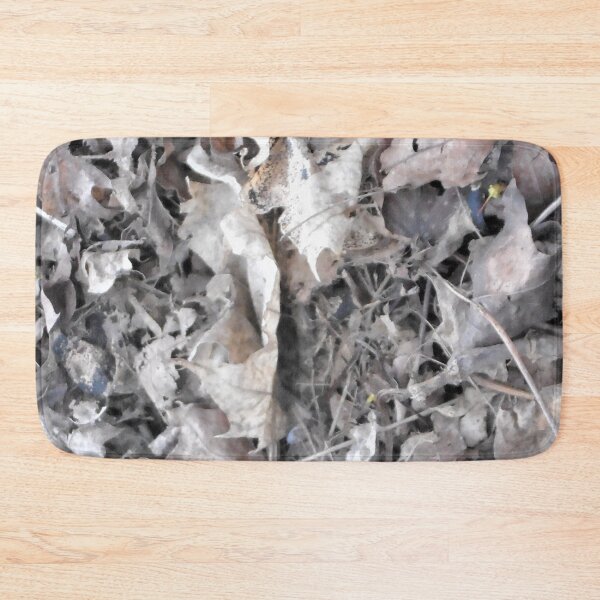 Item preview, Dried Leaves Photo Fabric Pattern Vertical designed and sold by H3designs.