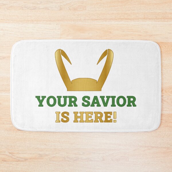 Item preview, Your Savior Is Here (Green and Gold) designed and sold by FilipeFerreira.