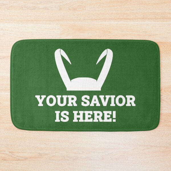 Item preview, Your Savior Is Here (Green BG) designed and sold by FilipeFerreira.