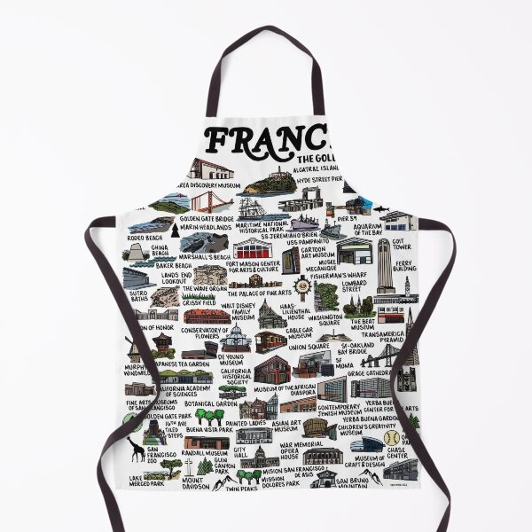 Item preview, San Francisco Map designed and sold by fiberandgloss.