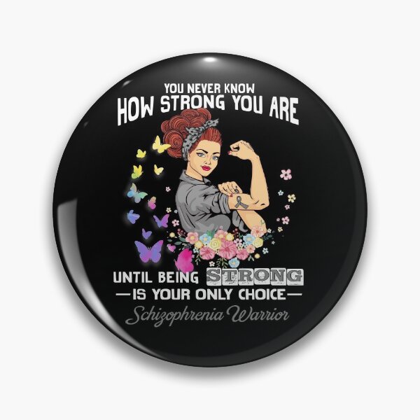 Item preview, Schizophrenia Warrior You Never Know How Strong You Are designed and sold by largellie.