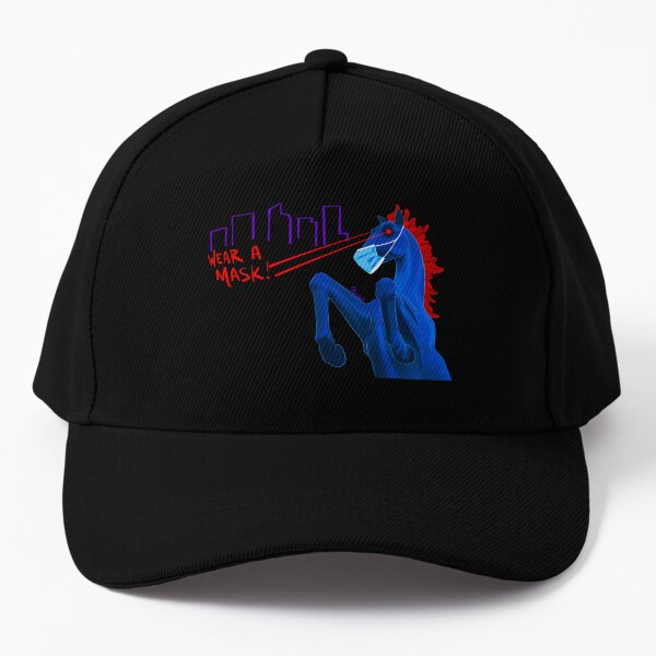 Blucifer Says Wear A Mask! Baseball Cap