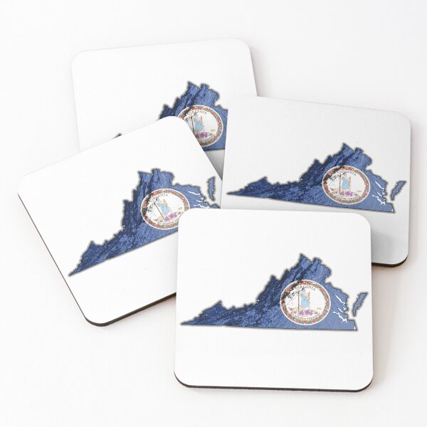 Item preview, Virginia State Flag designed and sold by CartographyJake.