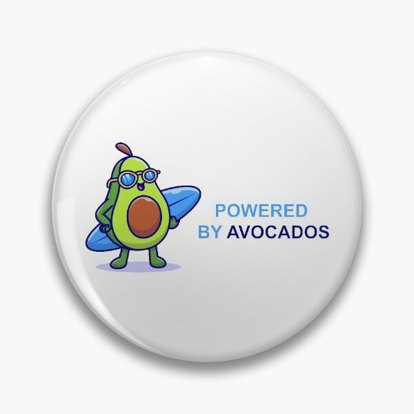 Item preview, Powered By Avocado Shirt Funny Taco T-Shirt T Shirt V-Neck Tank Top Tees Ladies Men Women Mexican Food Nachos Tacos Avocado Fruit Vegetable Foodie designed and sold by paradise-shirt.