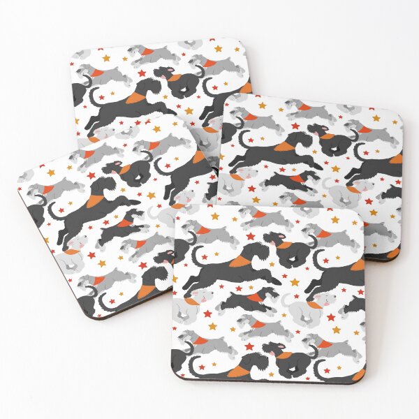 Item preview, Schnauzers (orange/red) designed and sold by animalartbyjess.