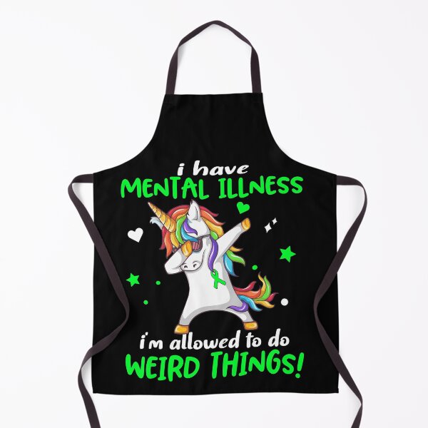Item preview, Mental Illness Warrior I'm Allowed To Do Weird Things designed and sold by Brad-FI.