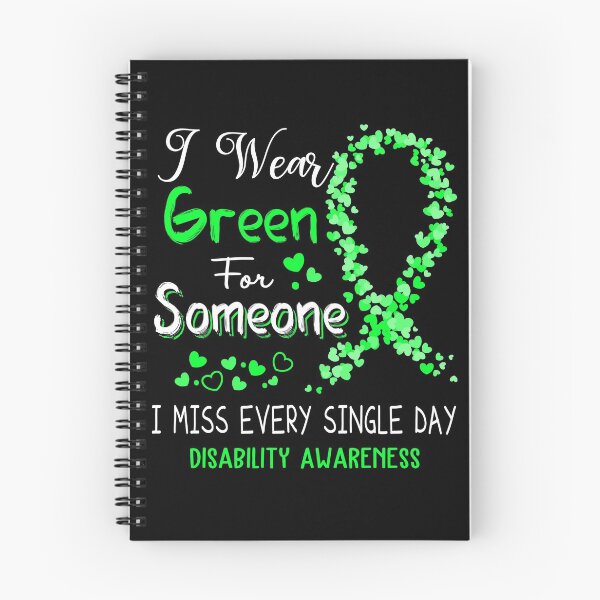 Item preview, I Wear Green Disability Awareness designed and sold by GennieShop.