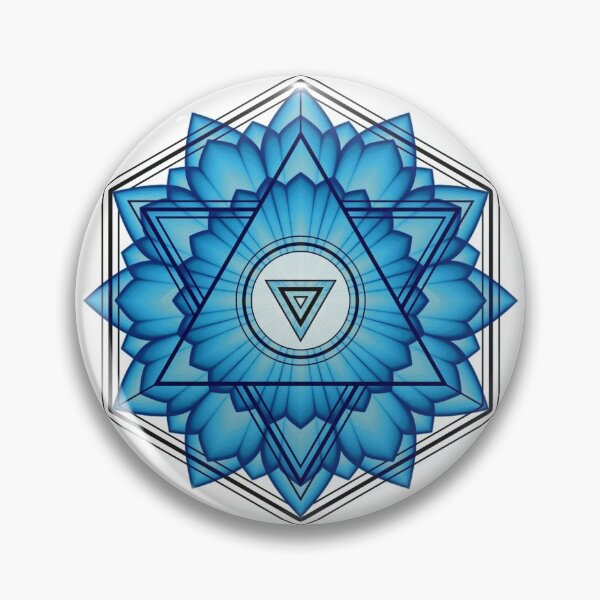 Item preview, Blue Geometric Mandala designed and sold by whosedream.