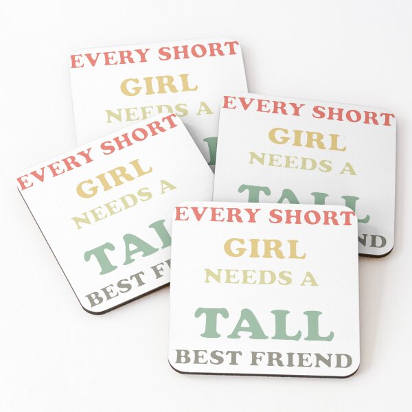 Item preview, every short girl needs a tall best friend  designed and sold by seriesxanime.