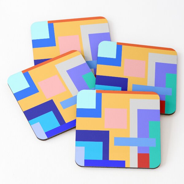 Item preview, Bright Color Blocks Modern Minimalism designed and sold by Sharon Schwalbe.