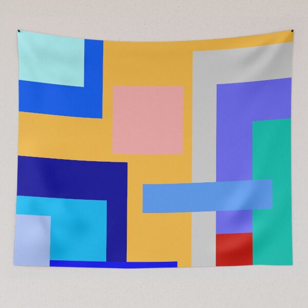 Item preview, Bright Color Blocks Modern Minimalism designed and sold by Sharon Schwalbe.