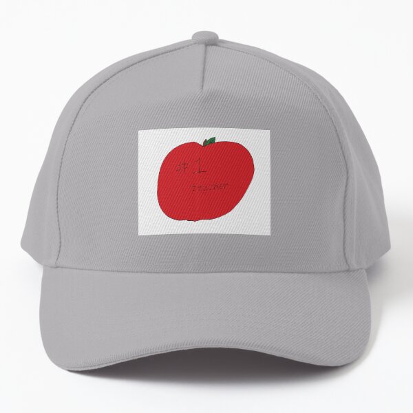#1 Teacher Apple Baseball Cap