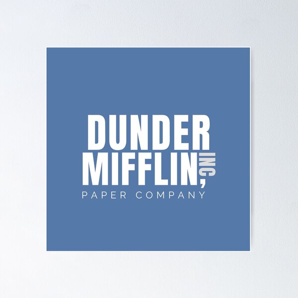 The Office  DUNDER MIFFLIN Poster by lydiaamr