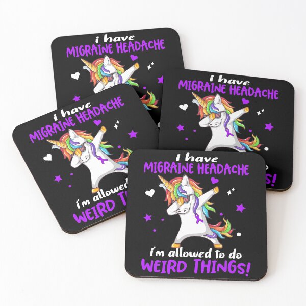 Item preview, Migraine Headache Warrior I'm Allowed To Do Weird Things designed and sold by Brad-FI.