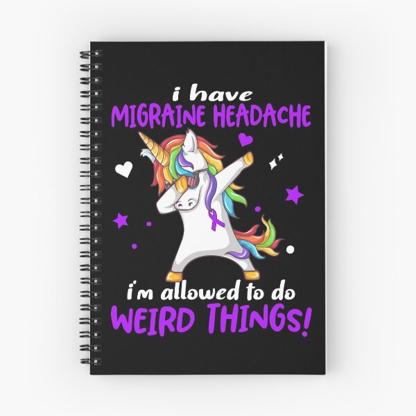 Item preview, Migraine Headache Warrior I'm Allowed To Do Weird Things designed and sold by Brad-FI.