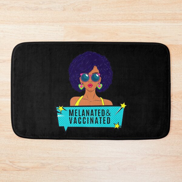 Item preview, Melanated and Vaccinated designed and sold by ModkMerch.