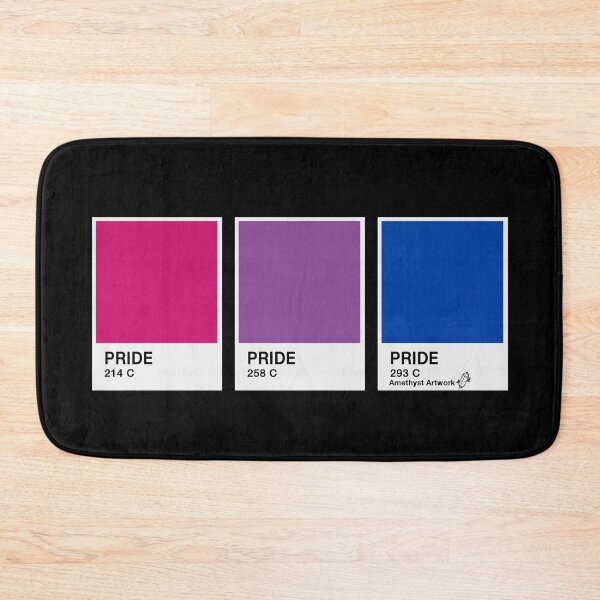 Item preview, Bisexual Pride Paint Chip Card  designed and sold by AmethystArtwork.