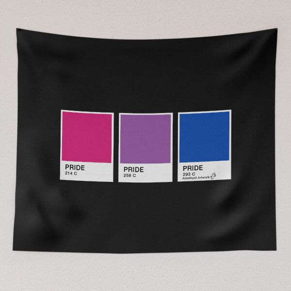 Item preview, Bisexual Pride Paint Chip Card  designed and sold by AmethystArtwork.