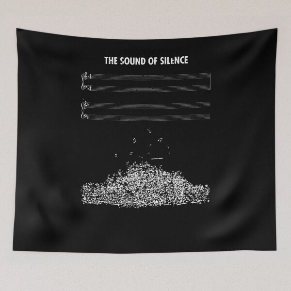 Item preview, The Sound Of Silence Rock Death Music Funny designed and sold by 91design.