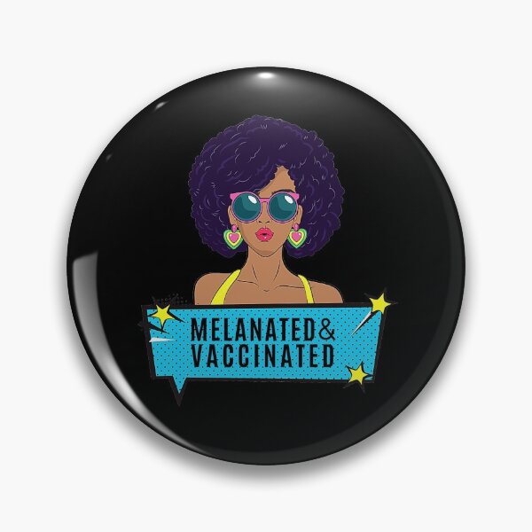 Item preview, Melanated and Vaccinated designed and sold by ModkMerch.