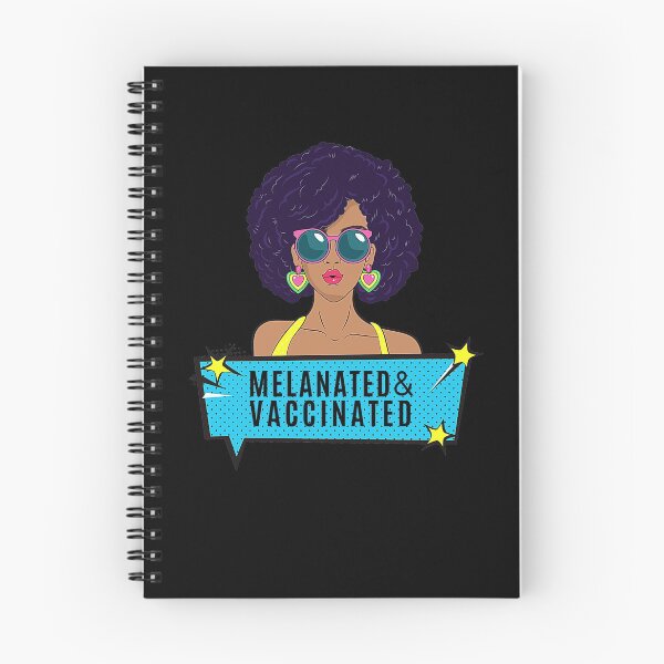 Item preview, Melanated and Vaccinated designed and sold by ModkMerch.