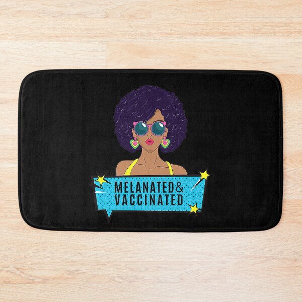 Item preview, Melanated and Vaccinated designed and sold by ModkMerch.
