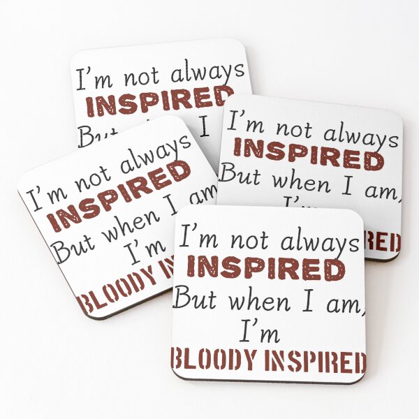 Item preview, I’m bloody inspired  designed and sold by Tayter3.
