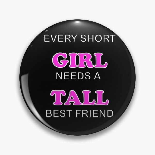 Item preview,  every short girl needs a tall best friend  designed and sold by seriesxanime.