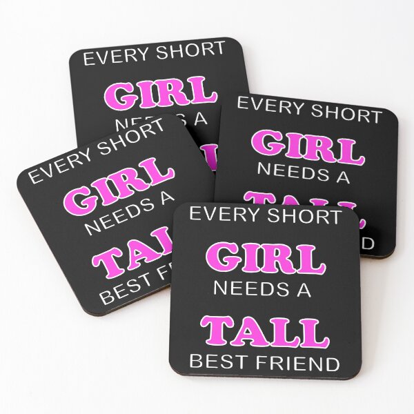 Item preview,  every short girl needs a tall best friend  designed and sold by seriesxanime.