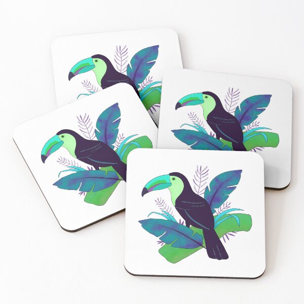 Item preview, Toucan: Cool Colors designed and sold by GrousyGirl.