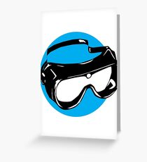 Goggles Greeting Card