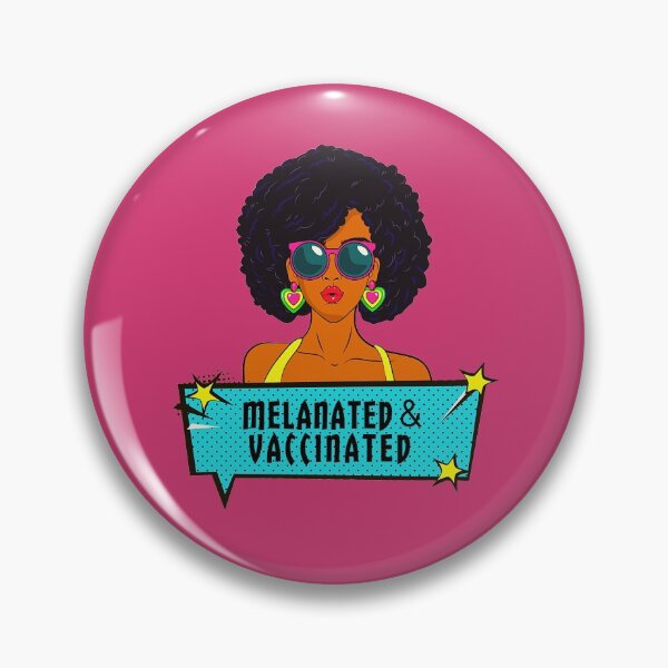 Item preview, Melanated and Vaccinated designed and sold by ModkMerch.