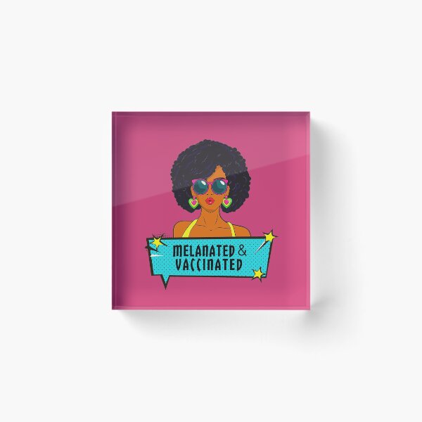 Item preview, Melanated and Vaccinated designed and sold by ModkMerch.