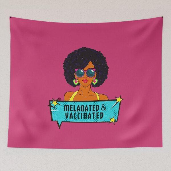 Item preview, Melanated and Vaccinated designed and sold by ModkMerch.