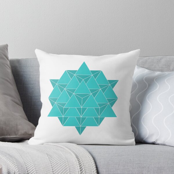 Item preview, Sacred Geometry 64 Tetrahedron Grid Light Blue designed and sold by Morgan Obendorfer.