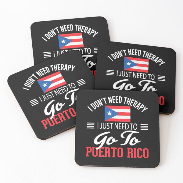 Item preview, Puerto Rican  Flag  I Don't Need Therapy I Just Need to Go to Puerto Rico designed and sold by obedtheartist.